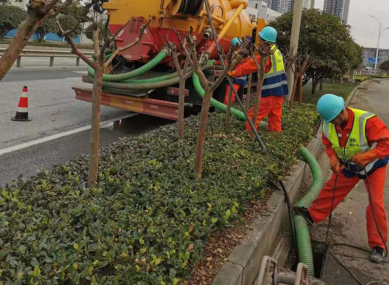 毛道乡市政管道清淤